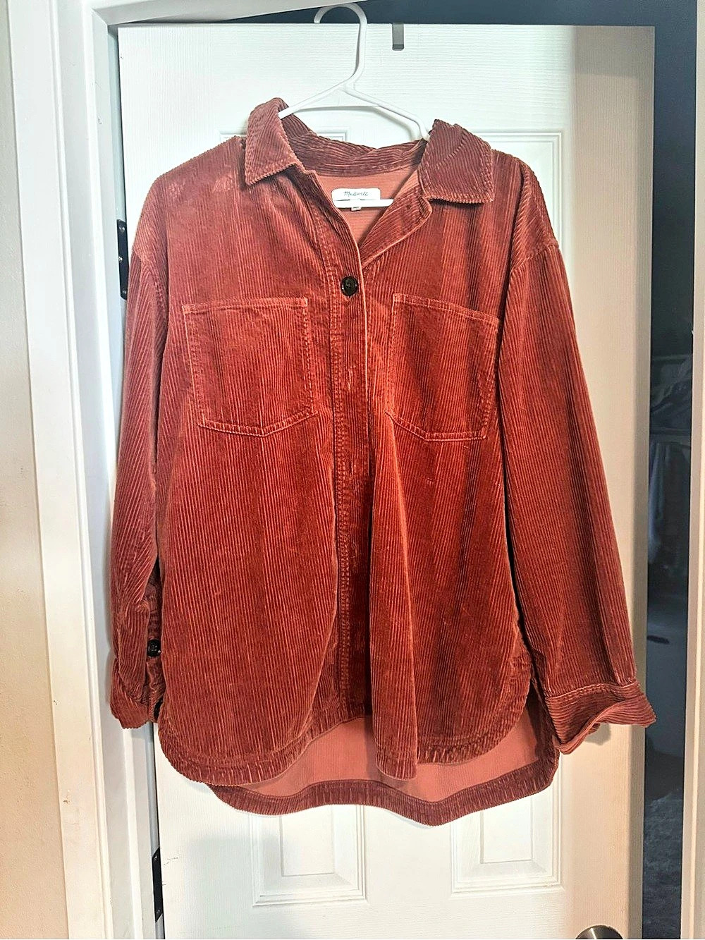Madewell Corduroy Sunday Shirt Corduroy Utility Jacket Brown Medium